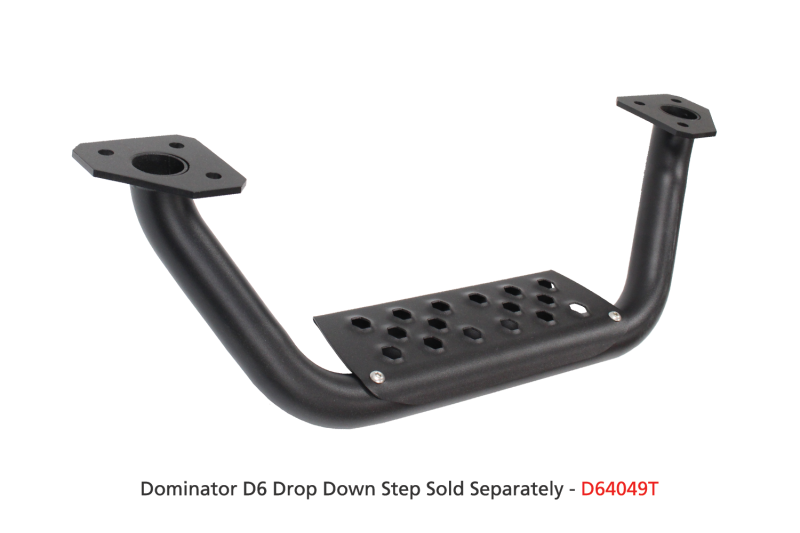 Go Rhino D64049T 19-20 Chevy 1500 Dominator Extreme D6 SideSteps Complete Kit w/SideStep + Brkts