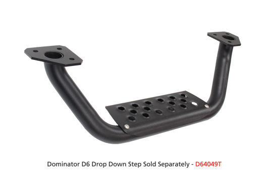 Go Rhino D64049T 19-20 Chevy 1500 Dominator Extreme D6 SideSteps Complete Kit w/SideStep + Brkts