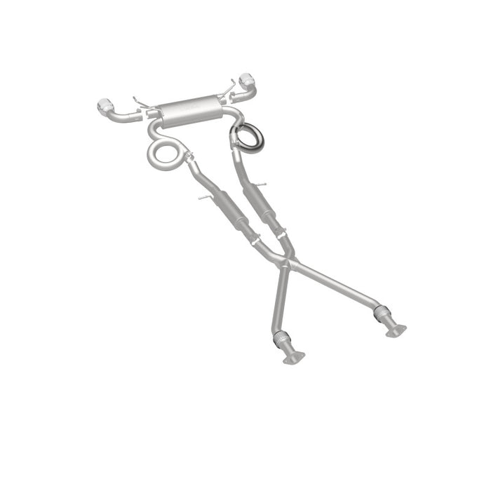 Magnaflow 19135 MagnaFlow Cat-Back 09-17 Nissan 370Z V6 3.7L Street Series SS 2.25in Dual Split Rear Exit Exhaust