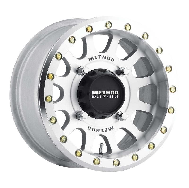 Method Wheels MR40157046343B Method MR401 UTV Beadlock 15x7 / 4+3/13mm Offset / 4x156 / 132mm CB Machined - Raw Wheel