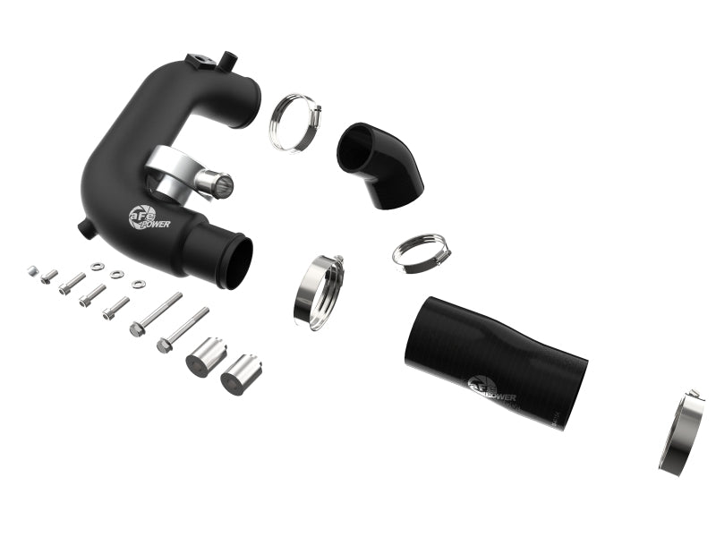 aFe 46-20468-B BladeRunner 2 1/2in Intercooler Hot Side Charge Pipe 18-21 Jeep Wrangler JL L4-2.0L (t) - Black