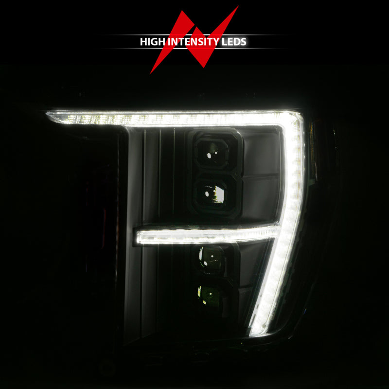 ANZO 111593X-R 21-23 Ford F-150 (w/Factory Halogen) Z-Series Full LED Proj Headlights - Pass. Side ONLY