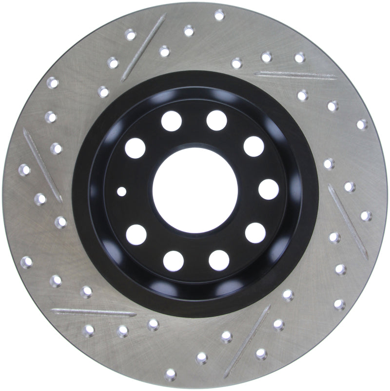 Stoptech 127.33131L StopTech Slotted & Drilled Sport Brake Rotor