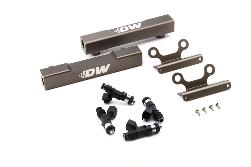 DeatschWerks 6-102-0750 02+ Subaru WRX / 07+ STI/LGT Top Feed Fuel Rail Upgrade Kit w/ 750cc Injectors