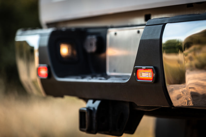 Rigid Industries 53123 SR-L Series Surface Mount LED Spreader Pair w/ Amber Halo - Universal