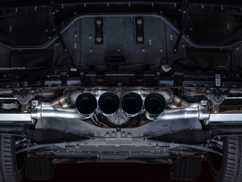 AWE Tuning 3025-43906 AWE 2023 C8 Corvette Z06 SwitchPath Cat-Back Exhaust - Diamond Black Tips