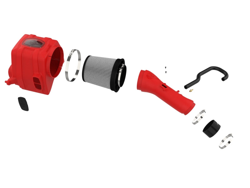 aFe 51-76003-R 07-21 Toyota Tundra V8 5.7L Momentum GT Red Edition Cold Air Intake System w/ Pro DRY S Filter