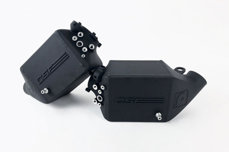 CSF 8109 12-16 BMW M5 (F10) / 12-18 BMW M6 (F06/F12/F13) Twin Charge-Air-Cooler Set - Crinkle Black
