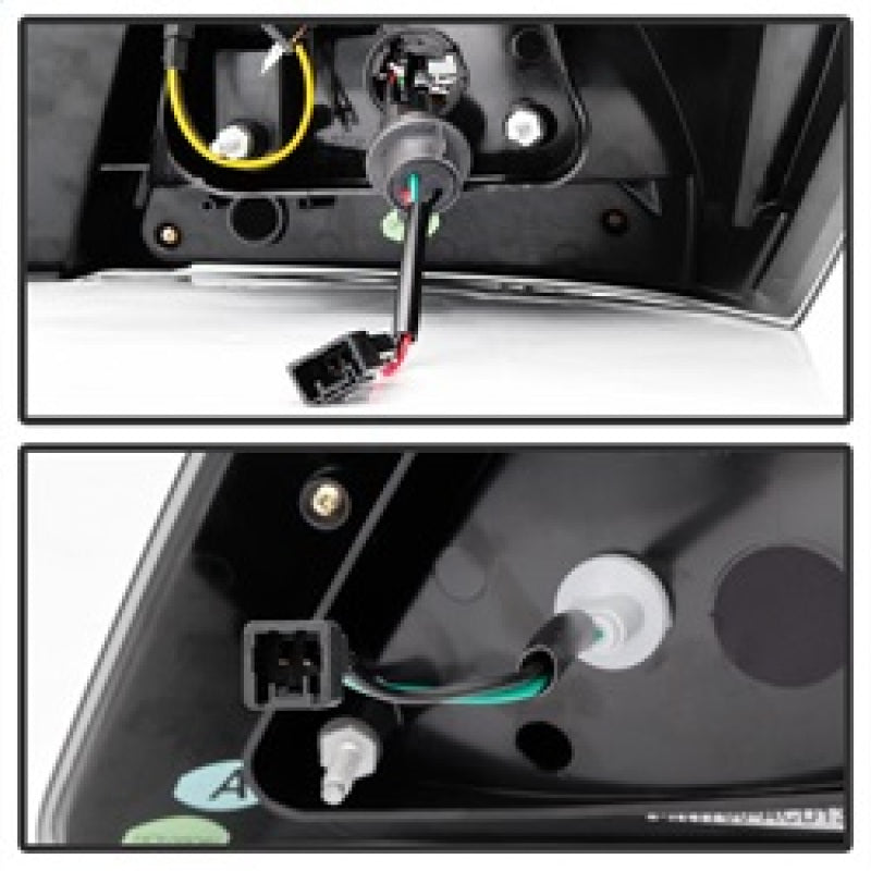 SPYDER 5082053 Spyder Honda Accord 2013-2015 4DR LED Tail Lights - Black ALT-YD-HA13LED-LED-BK