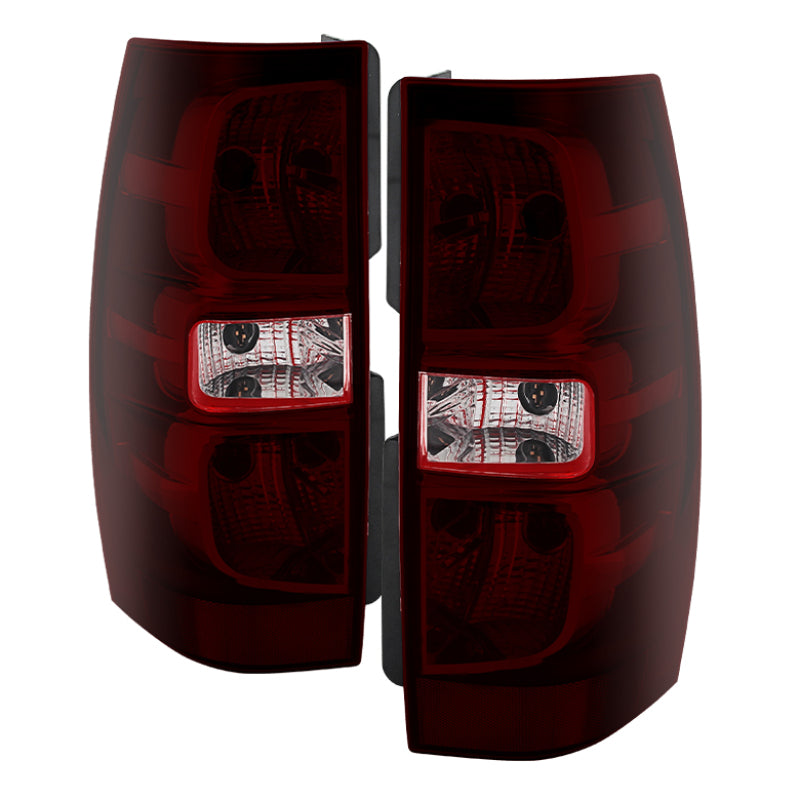 SPYDER 9030222 Xtune Chevy Suburban 07-13 OEM Style Tail Lights Red Smoked ALT-JH-CSUB07-OE-RSM