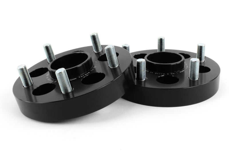 Perrin Performance PSP-WHL-226BK PERRIN Subaru/Toyota/Scion 25mm Wheel Adapter (Bolt-On Type) 5x100 to 5x114.3 w/56mm Hub - Pair