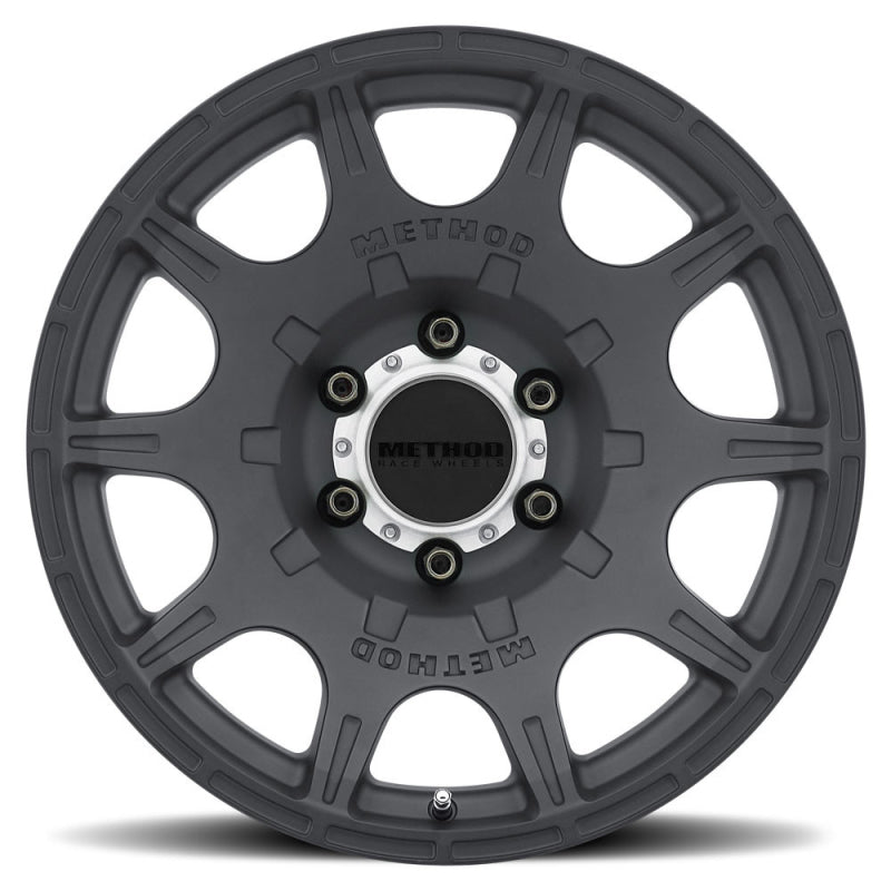 Method Wheels MR30889060518 Method MR308 Roost 18x9 +18mm Offset 6x5.5 106.25mm CB Matte Black Wheel