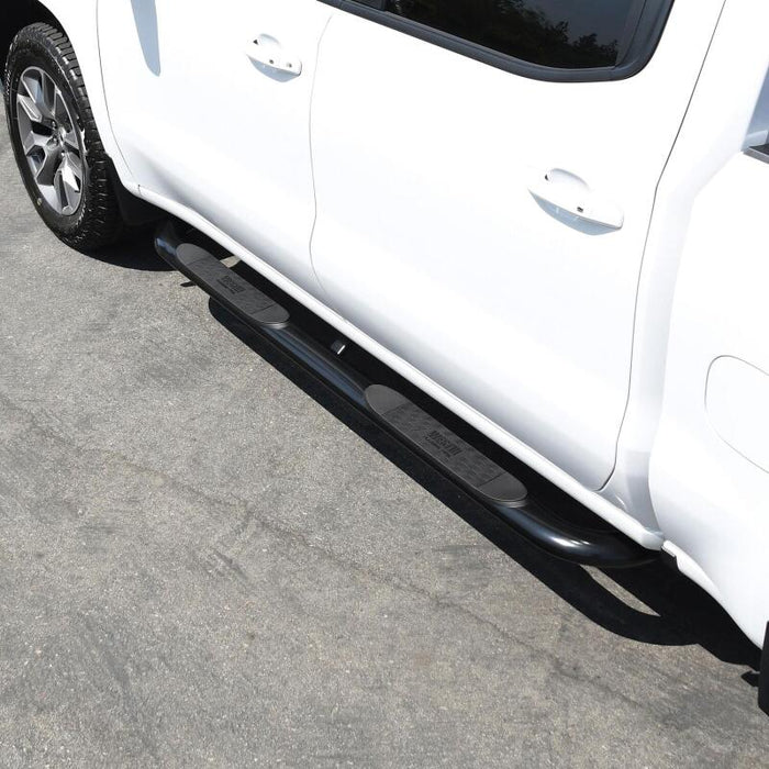 Westin 21-4135 2019 Chevrolet Silverado/Sierra 1500 Crew Cab Platinum 4 Oval Nerf Step Bars - Black