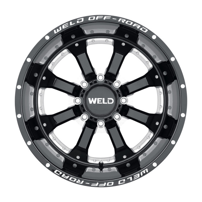 Weld W12509084575 Off-Road W125 20X9 Granada Six 6X139.7 ET20 BS5.75 Gloss Black MIL 106.1