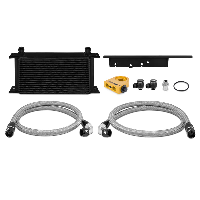 Mishimoto MMOC-350Z-03TBK 03-09 Nissan 350Z / 03-07 Infiniti G35 (Coupe Only) Oil Cooler Kit - Thermostatic Black