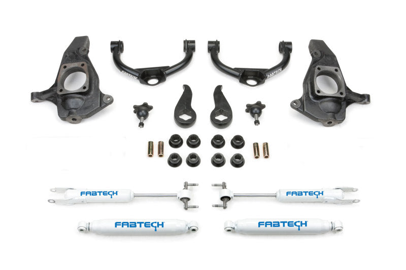 Fabtech K1055 11-19 GM C/K2500HD/3500HD 4in Ultimate System w/Perf. Shocks