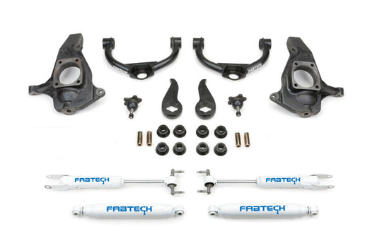 Fabtech K1055 11-19 GM C/K2500HD/3500HD 4in Ultimate System w/Perf. Shocks