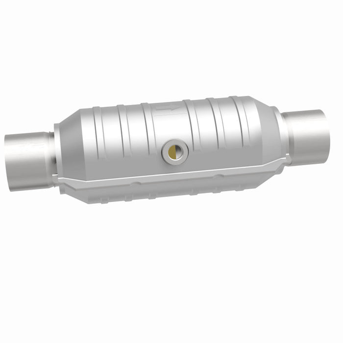 Magnaflow 51354 MagnaFlow Conv Univ 2in Inlet/Outlet Center/Center Round 11in Body L x 5.125in W x 15in Overall L