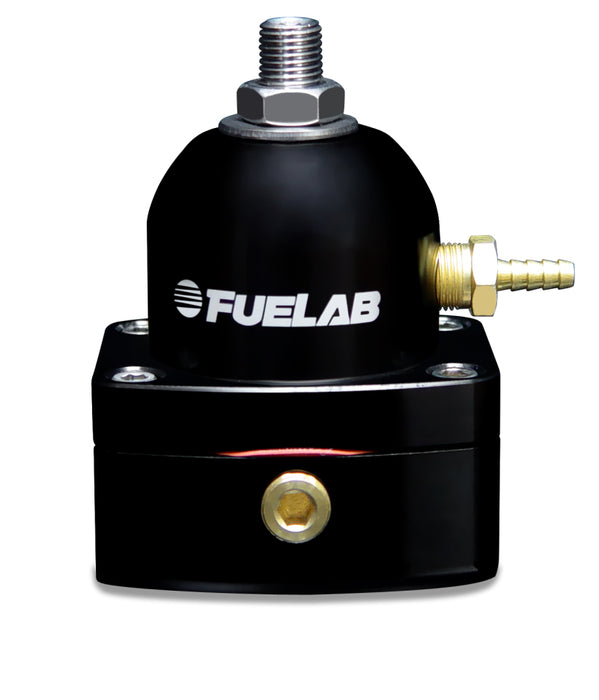 Fuelab 51504-1 515 Carb Adjustable FPR 4-12 PSI (2) -6AN In (1) -6AN Return - Black