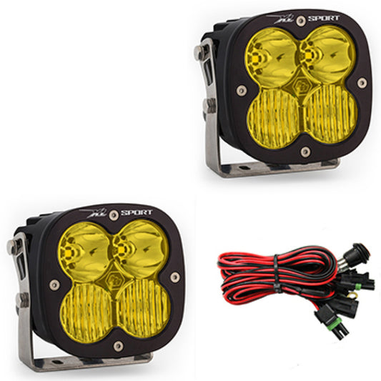 Baja Designs 567813 XL Sport Series Driving Combo Pattern Pair LED Light Pods - Amber