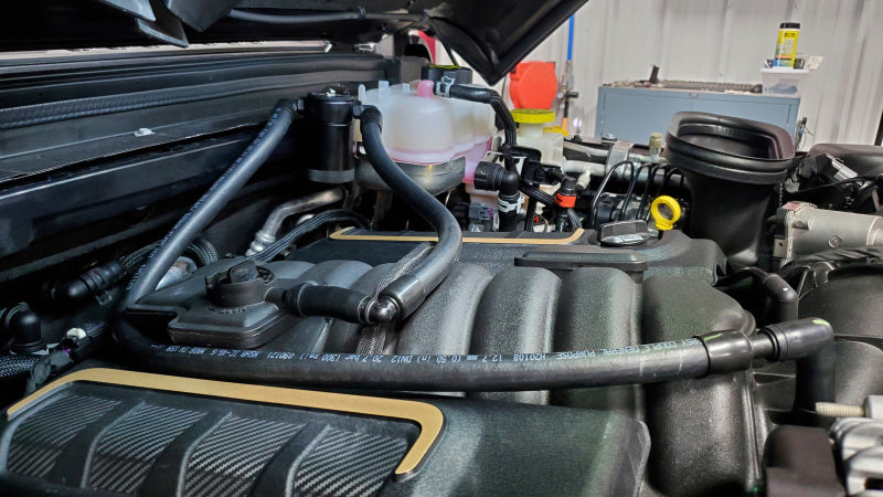 J&L 3072P-B 2021-2024 Jeep Wrangler 392 Oil Separator 3.0 Passenger Side - Black Anodized