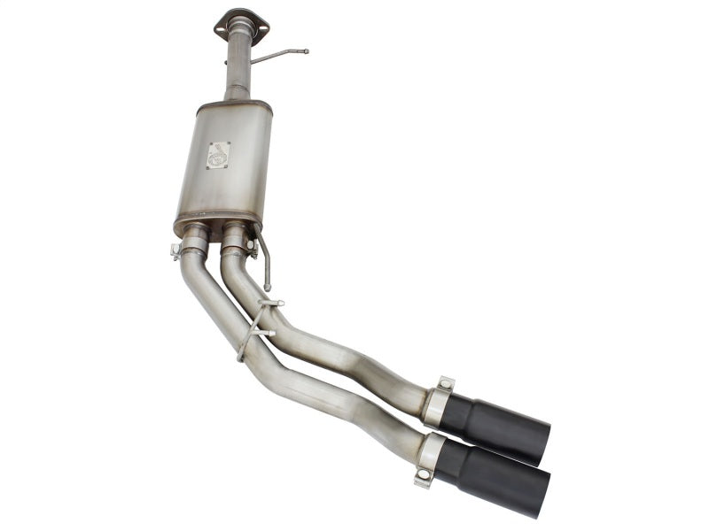 aFe 49-43071-B Rebel Series Exhaust SS Front Side Exit CB w/ Black Tips 10-14 Ford F150 Ecoboost V8 6.2L