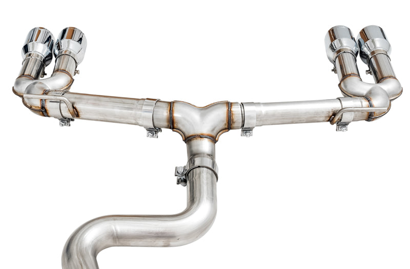 AWE Tuning 3015-42142 Audi 8V S3 Track Edition Exhaust w/Chrome Silver Tips 102mm