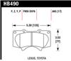 Hawk Performance HB490Y.665 Hawk 10 Lexus GX460 / 03-09 Lexus GX470 / 04-10 4Runner 4.0L/4.7L / 07-10 FJ Cruiser 4.0L / 03-07 Se