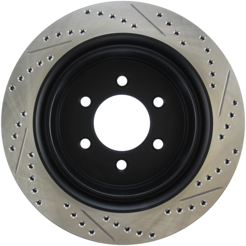 Stoptech 127.65135R StopTech Slotted & Drilled Sport Brake Rotor
