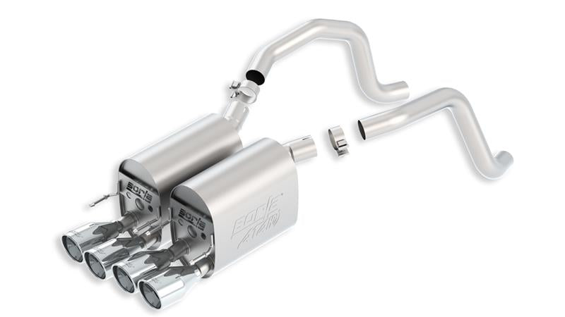 Borla 11816 05-08 Chevrolet Corvette Coupe/Conv 6.0L/6.2L 8cyl Aggressive ATAK Exhaust (rear section only)