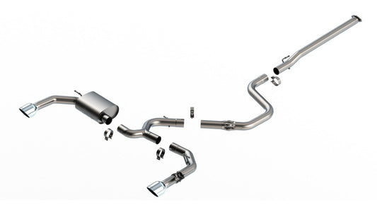 Borla 140925 22-23 Hyundai Elantra N 2.0L 4 CYL. Turbo AT/MT ATAK Catback Exhaust Bright Chrome