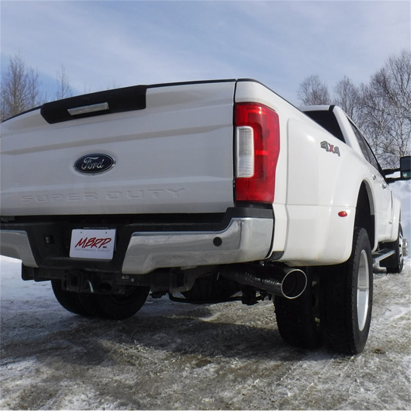 MBRP S62930409 17-19 Ford F-250/350/450 6.7L Ex. Reg Cab 5in Filter Back Single Tip T409 Exhaust System