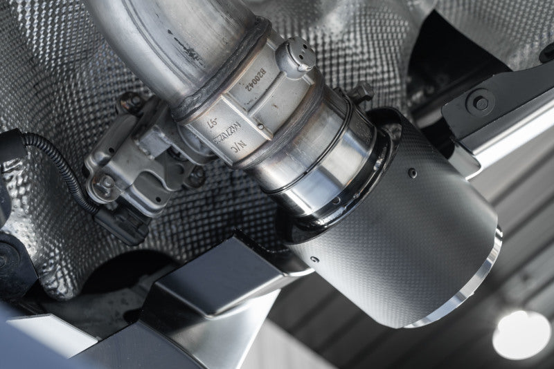 MBRP S43003CF 2020+ Toyota Supra 3.0L 3in Catback Dual Rear Carbon Fiber Tips - T304