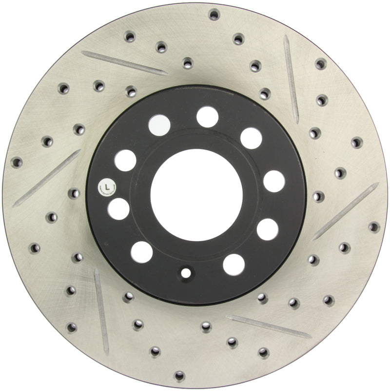 Stoptech 127.33110L StopTech Slotted & Drilled Sport Brake Rotor