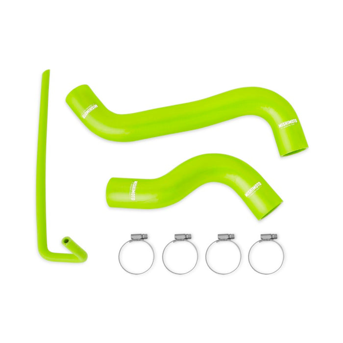 Mishimoto MMHOSE-WRX-15NY 2015+ Subaru WRX Silicone Radiator Coolant Hose Kit - Neon Yellow