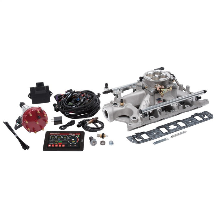 Edelbrock 35930 Pro Flo 4 Fuel Injection Kit Seq Port Ford 289-302 ci 550 HP 29 LbHr Injectors Satin