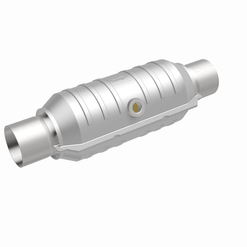 Magnaflow 51355 MagnaFlow Conv Univ 2.25in Inlet/Outlet Center/Center Round 11in Body L x 5.125in W x 15in Overall L
