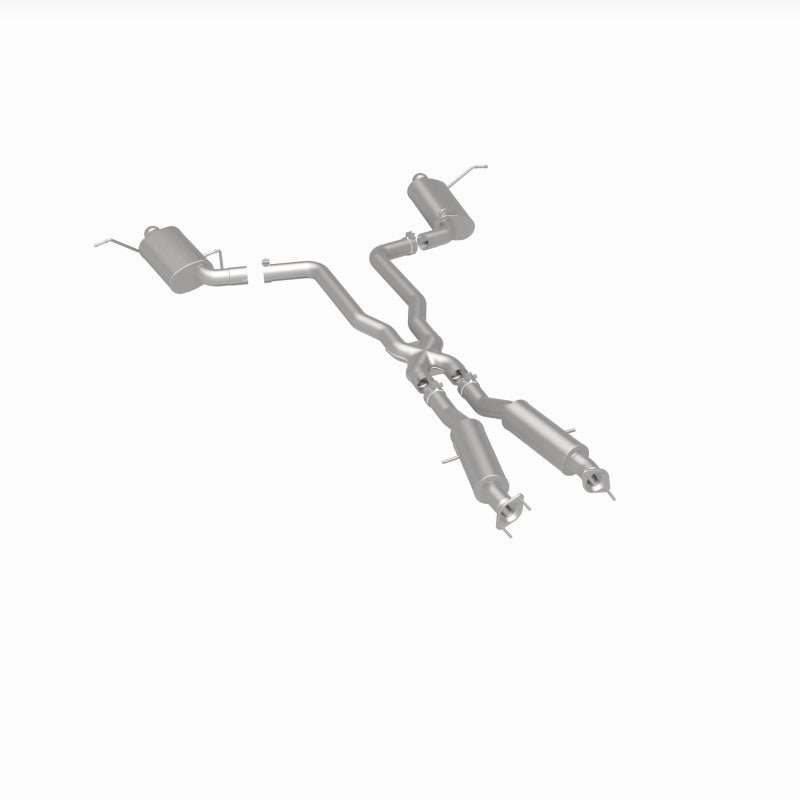 Magnaflow 15064 MagnaFlow 12 Jeep Grand Cherokee V8 6.4L Dual Split Rear Exit Stainless Cat Back Performance Exhaust