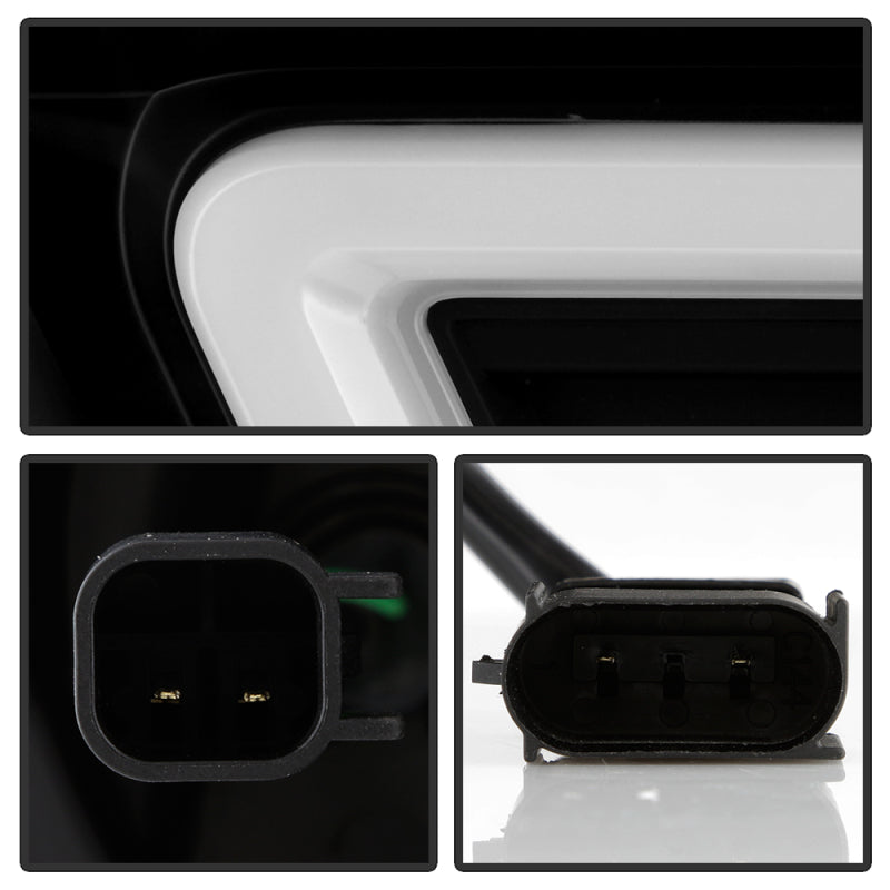 SPYDER 5088284 Spyder Dodge Durango 11-13 Halogen Model Only Projector Headlights - Black PRO-YD-DDU11SI-BK