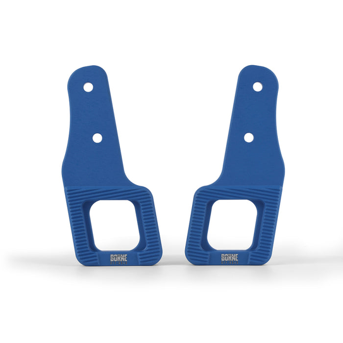 Mishimoto BNTH-F150-17BL 2017+ Ford Raptor / 2009+ Ford F150 Borne Off-Road Billet Tow Hooks - Blue