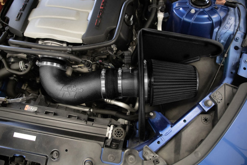 K&N Engineering 30-3092 K&N 16-23 Chevrolet Camaro SS 6.2L V8 F/I DRYFLOW Performance Air Intake System
