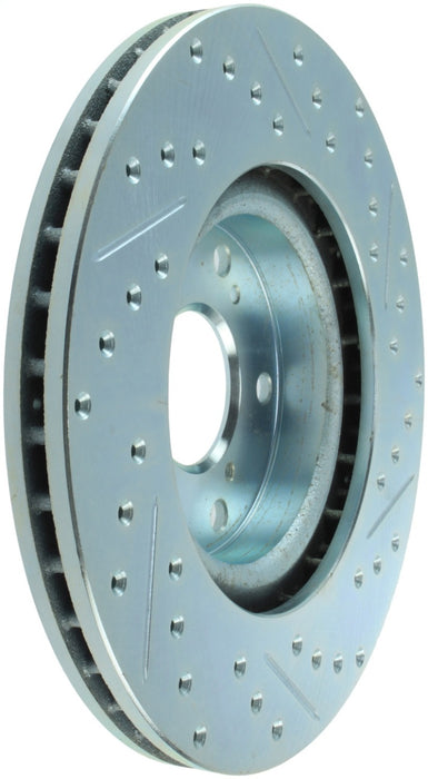 Stoptech 227.40057R StopTech Select Sport 06-15 Honda Civic Si Slotted and Drilled Right Front Rotor