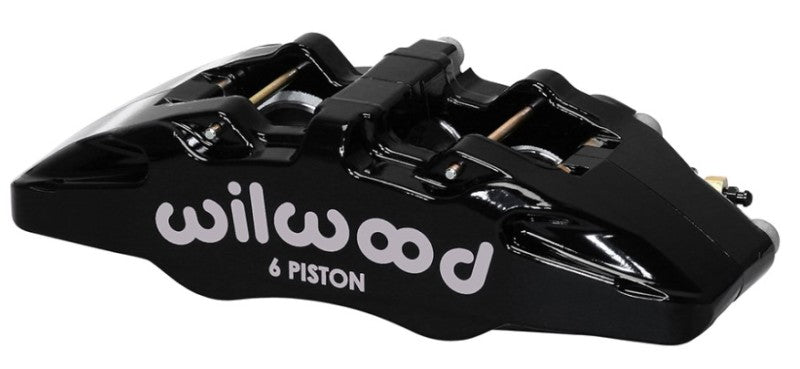 Wilwood 120-13437-BK Caliper-Forged Dynapro 6 5.25in Mount-L/H 1.62/1.12/1.12in Pistons 1.10in Disc
