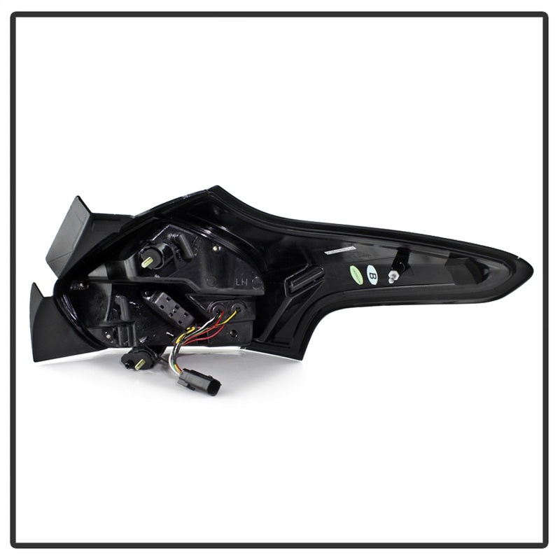 SPYDER 5085719 Spyder 15-17 Ford Focus Hatchback LED Tail Lights w/Indicator/Reverse - Black (ALT-YD-FF155D-LED-BK)