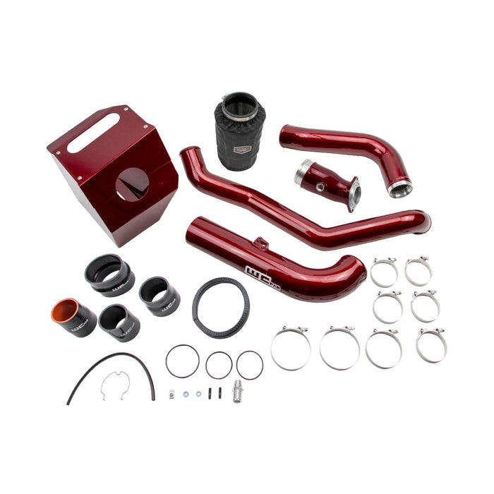 Wehrli WCF100441-RED 17-19 Chevrolet 6.6L L5P Duramax High Flow Intake Bundle Kit Stage 2 - Red