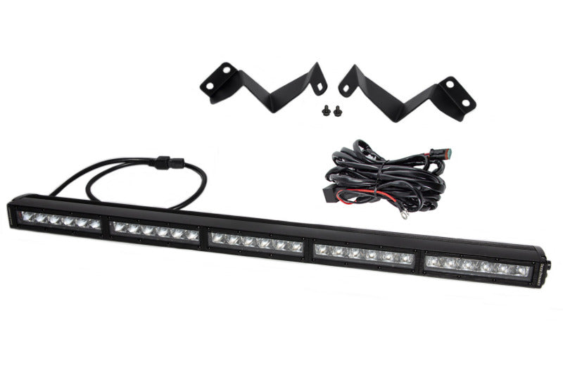 Diode Dynamics DD6070 16-21 Toyota Tacoma SS30 Stealth Lightbar Kit - White Driving