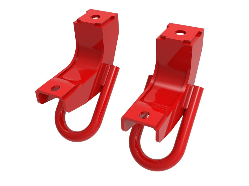 aFe 450-72T001-R Front Tow Hook Red 2022 Toyota Tundra 3.5L V6