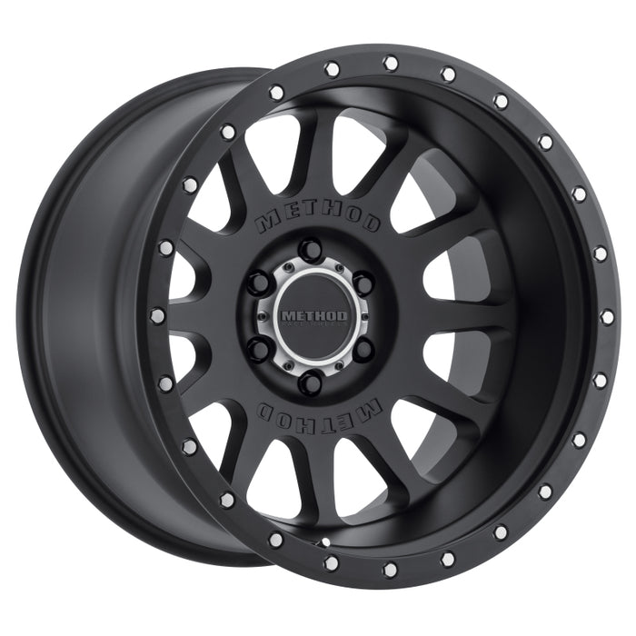 Method Wheels MR60521060524N Method MR605 NV 20x10 -24mm Offset 6x5.5 106.25mm CB Matte Black Wheel