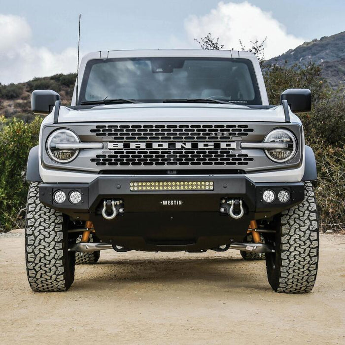 Westin 58-41255 21-25 Ford Bronco Pro-Mod Front Bumper - Textured Black