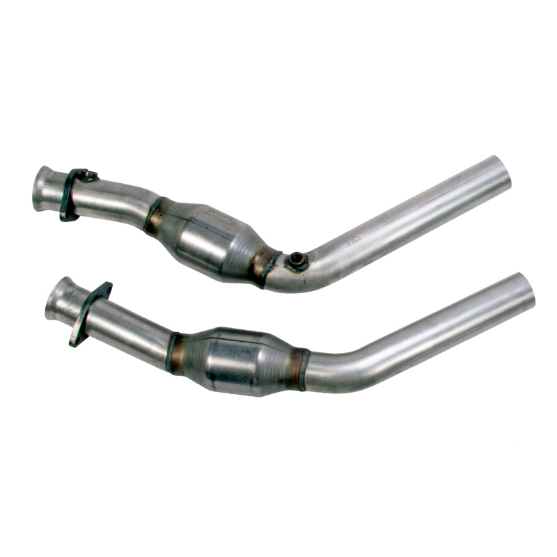 BBK 1814 11-14 Mustang 3.7 V6 High Flow X Pipe With Catalytic Converters - 2-1/2